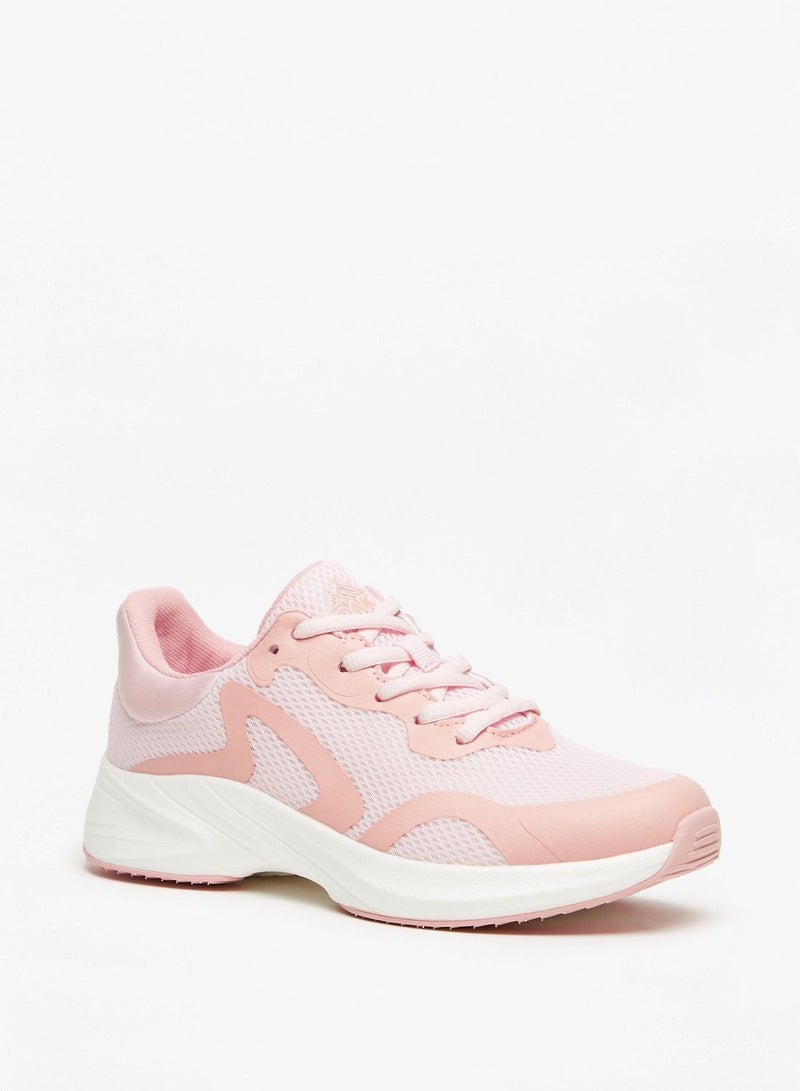 Textured Lace-Up Womens' Sports Shoes