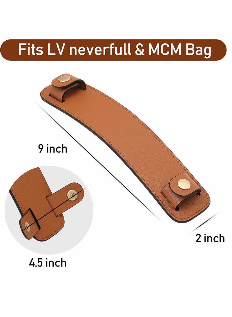 Shoulder Strap Pad Leather, Fits for LV Neverfull Speedy PM MM GM More, and M-CM Bag (9