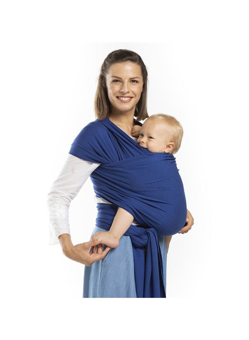 Wrap Baby Carrier Original Stretchy Infant Sling Perfect for Newborn Babies and Children up Hands Free Blue