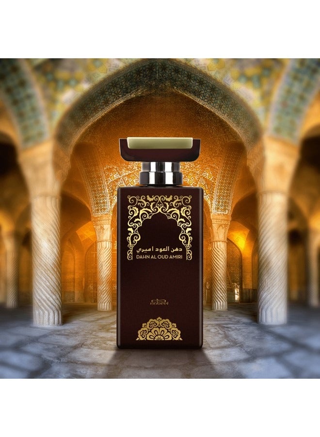 6Pcs Set of Nabeel Trendy Collection Perfume Dahn Al Oud Dahn Al Oud Amiri Antar Gold 24K Oody Woody Desert Leather Eau De Parfum