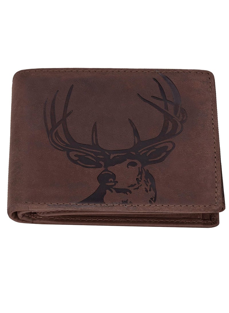 Richard Brown Men’s Leather Wallet | Premium Quality Leather Wallet for Men’s with RFID Blocking | Men’s Wallet