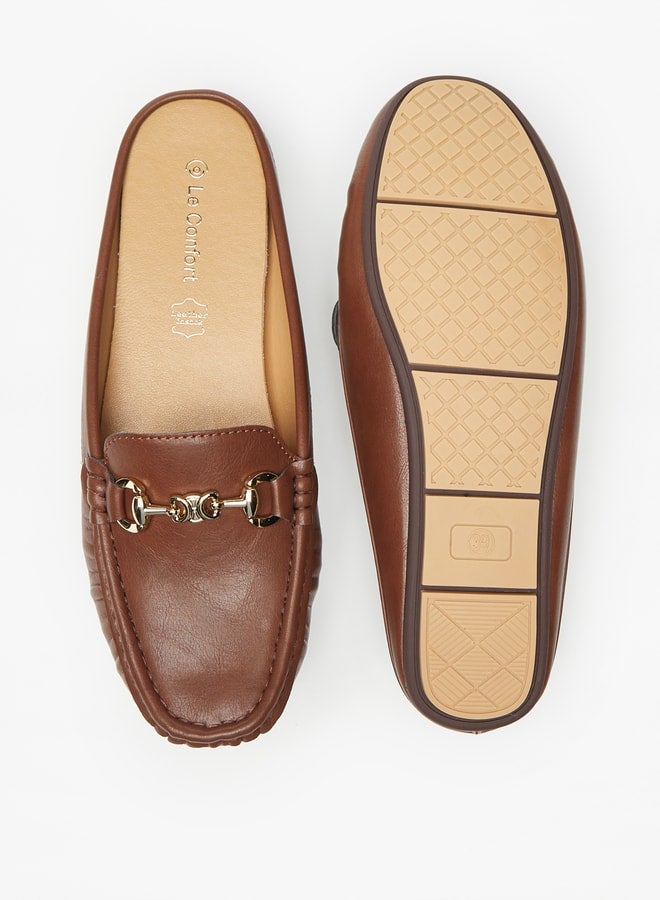 Women's Solid Slip-On Mules