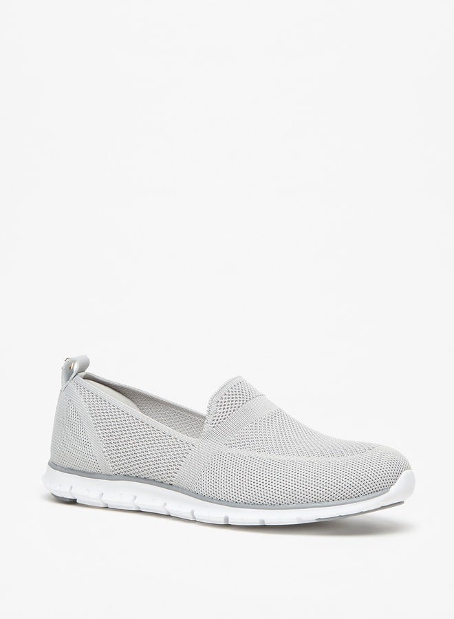 Women's Textured Slip-On Loafers