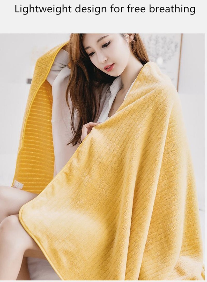 Microfiber Towel 90x160 cm 2 PCS Bath Towel Microfiber Soft, Durable and Light Weight