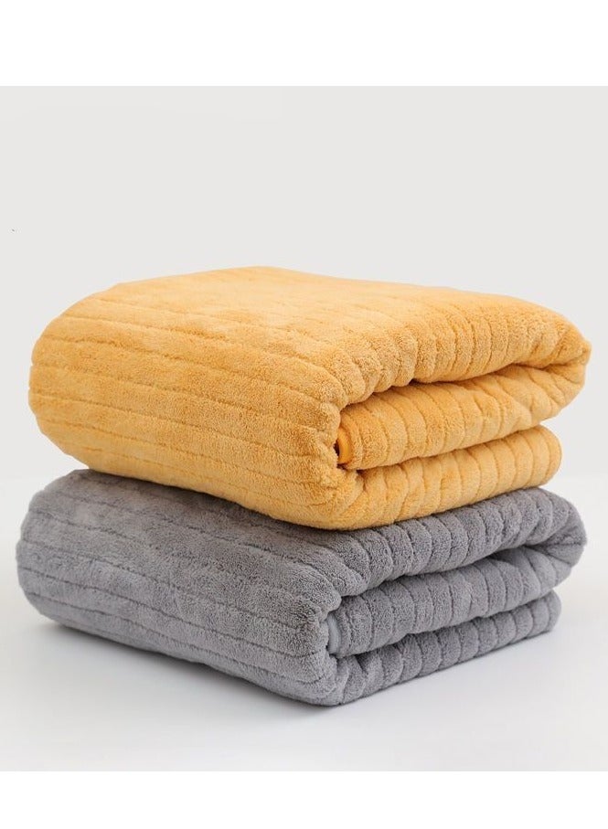 Microfiber Towel 90x160 cm 2 PCS Bath Towel Microfiber Soft, Durable and Light Weight