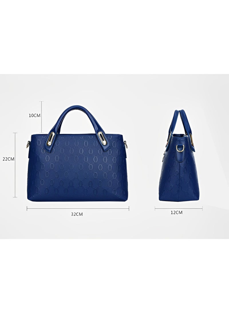 Women's 4 Pcs Handbags Set Top Handle Shoulder Crossbody Bag Handle Satchel Hobo Handbag Set Large Tote & Purse & Shoulder Bag & Card Holder Tote Bag
