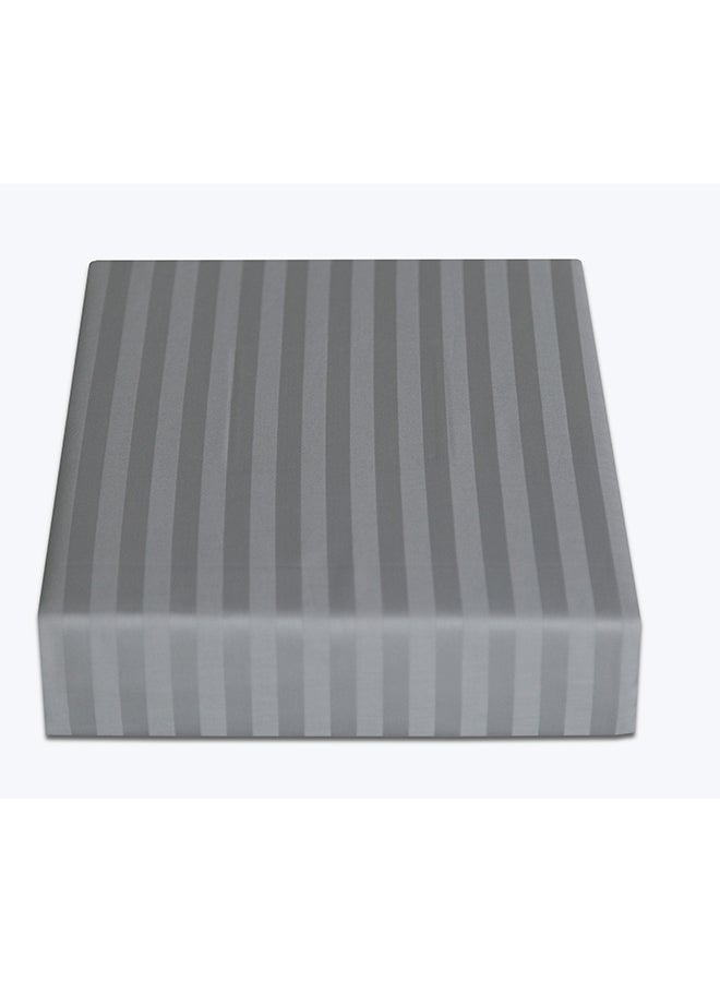Cannon Quilt Cover King 1Pc Stripe Light Grey C