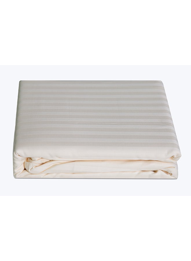 Cannon Quilt Cover Single 1Pc Stripe Ivory C