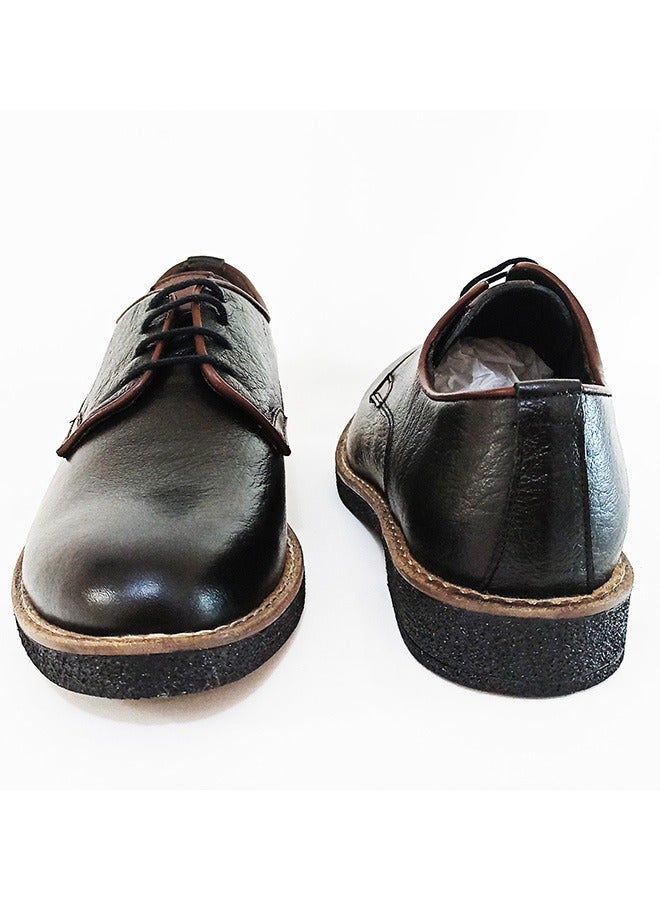 Black and Brown Men's Shoes- Formal, Dress & Business- Lace-up -100% Original Leather Men's Shoes-EMNON10SH