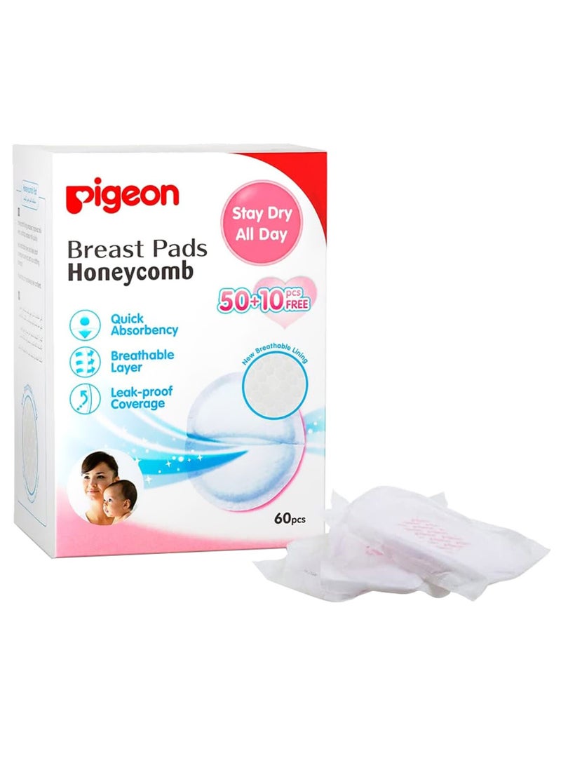 Honeycomb Breast Pads 16593 White 60 PCS