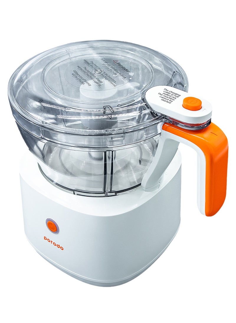 LifeStyle 88W 4in1 Mini Food Processor - White