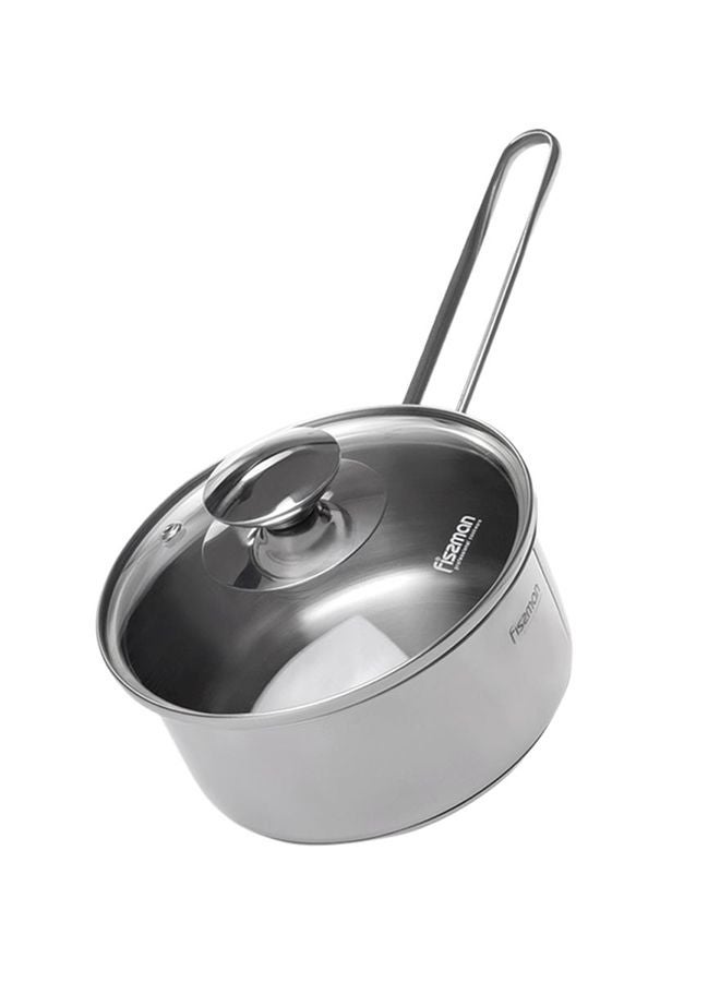 Bambino Stainless Steel Saucepan With Lid Silver 14х6.5centimeter