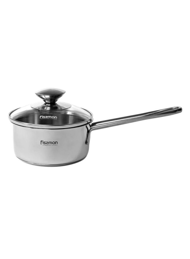 Bambino Stainless Steel Saucepan With Lid Silver 14х6.5centimeter