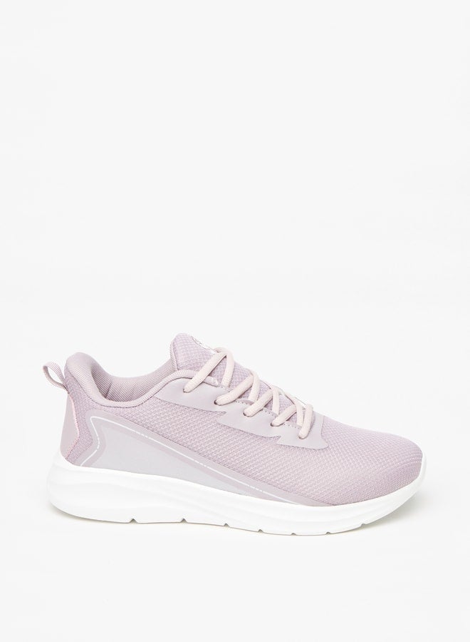 Women's Textured Lace-Up Sports Shoes