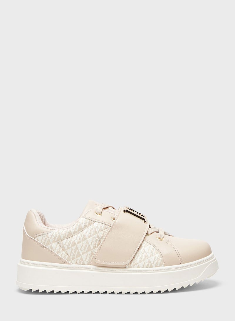 Lace Up Low Top Sneakers