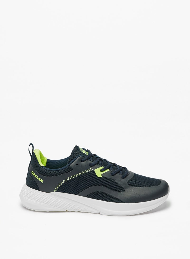 Mens Oaklan Textured Lace Up Sports Shoes By Shoexpress