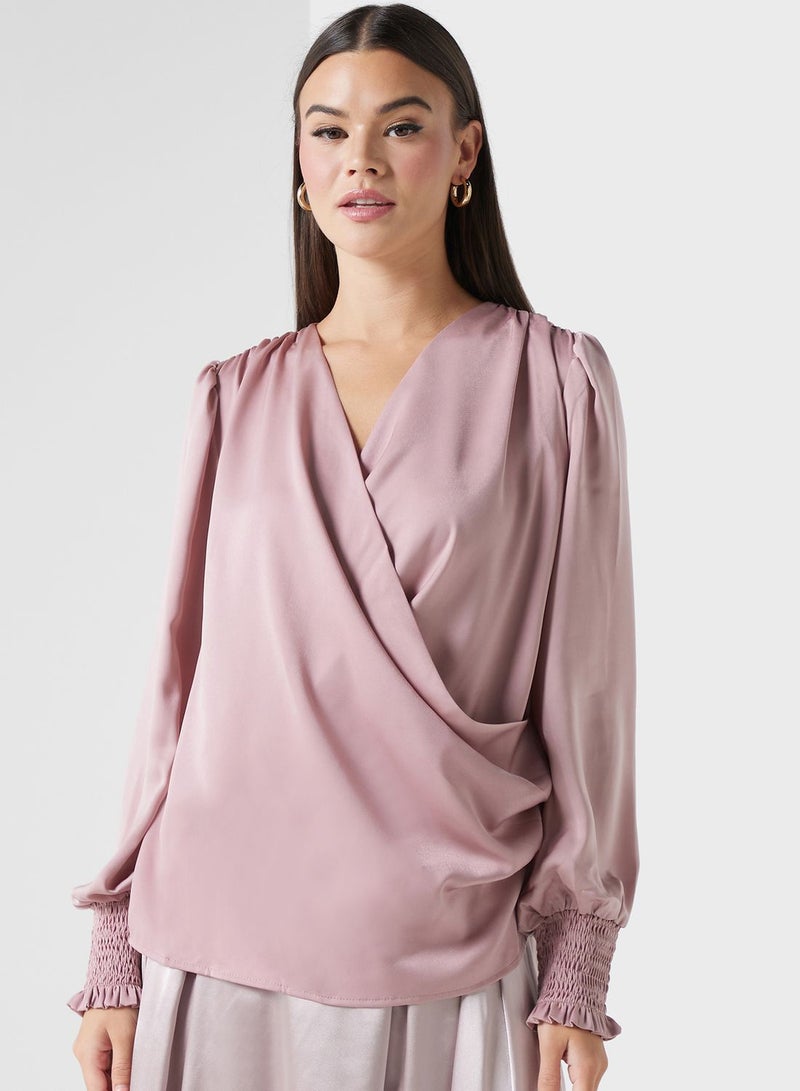 Draped Style Top