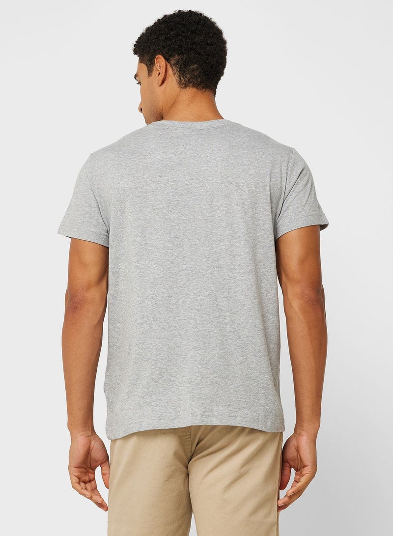 Sail Print Crew Neck T-Shirt