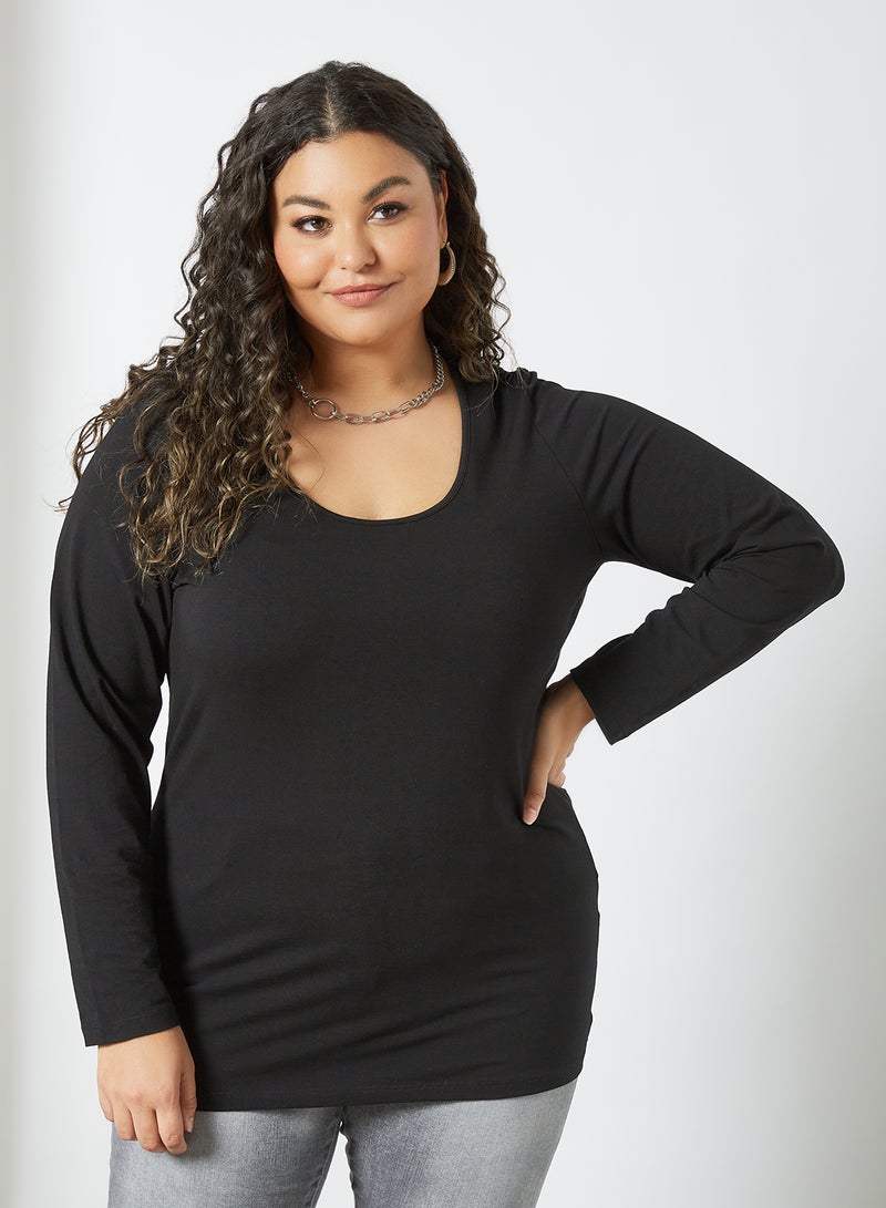 Plus Size Basic Top (Pack of 2) Multicolour