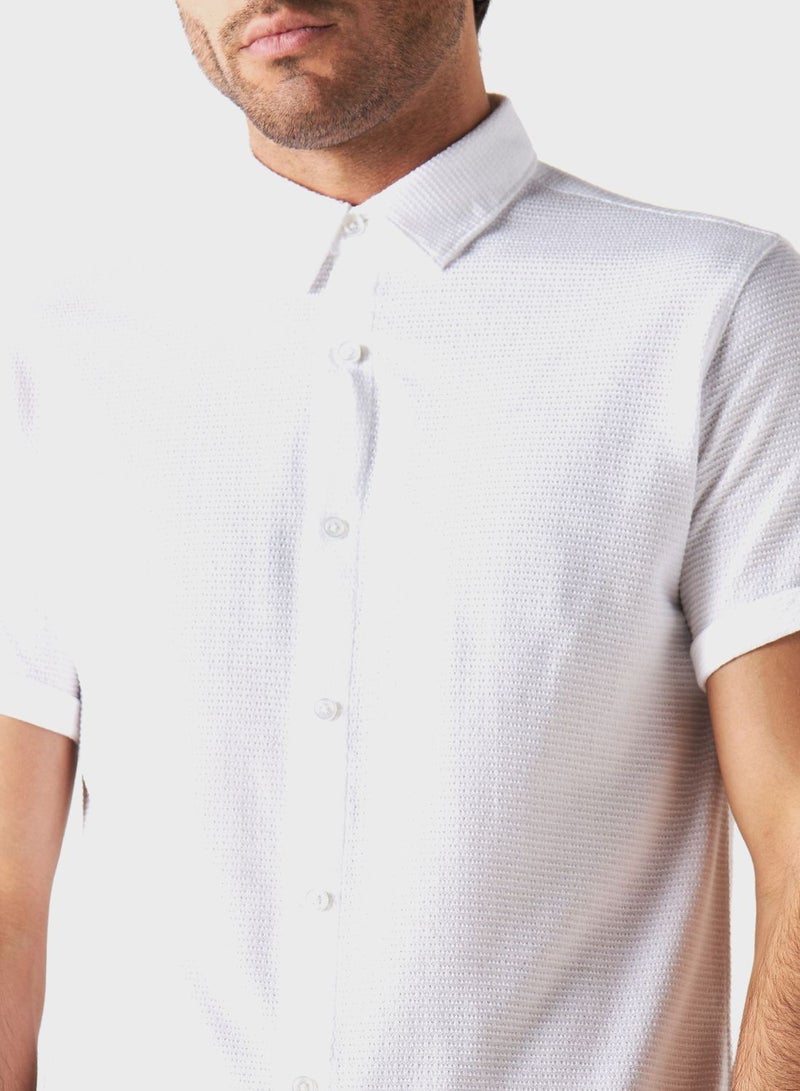 Textured Regular Fit Shirt