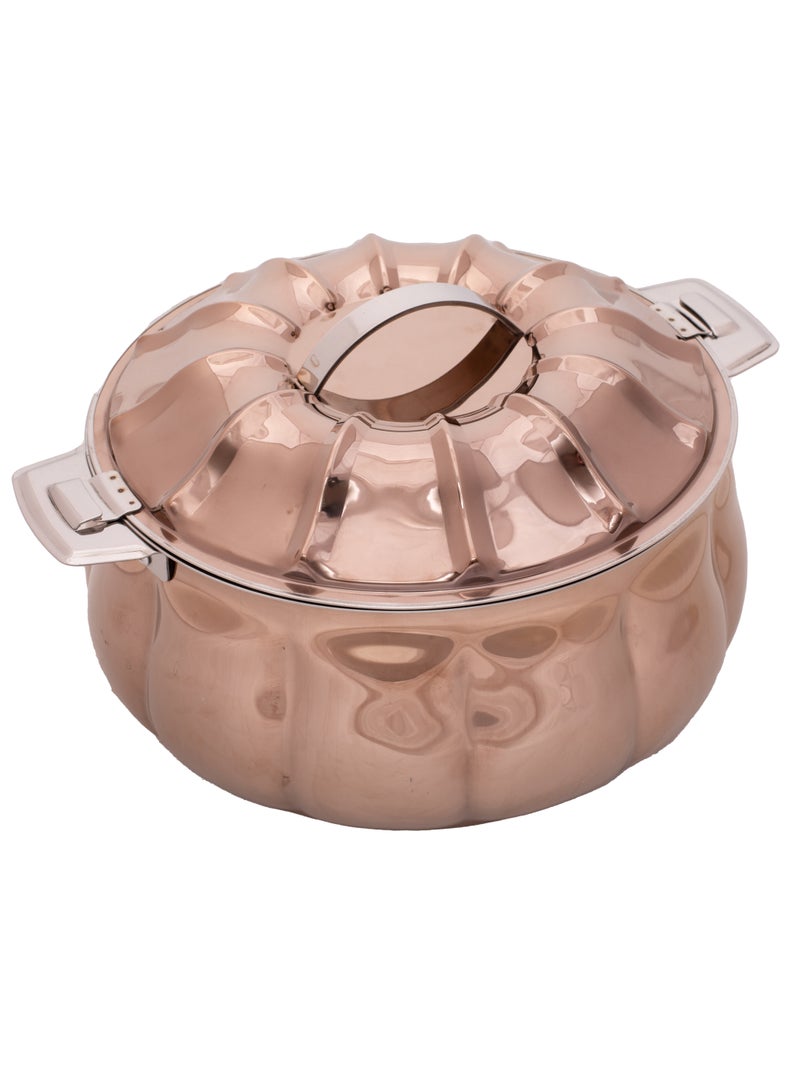 Stainless Steel Capsicum Hotpot 3.5 Liters Rose Gold Colour