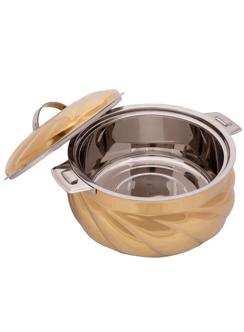 Stainless Steel S Hotpot 5 Liters Gold Colour