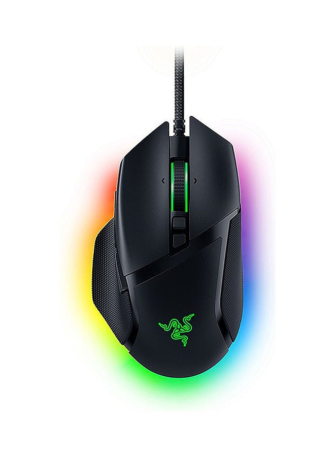 Razer Basilisk V3 Customizable Ergonomic Gaming Mouse: Fastest Mouse Switch - Chroma RGB Lighting 26K DPI Optical Sensor 11 Programmable Buttons HyperScroll Tilt Wheel Classic Black