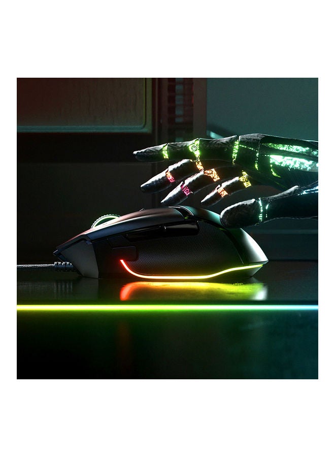 Razer Basilisk V3 Customizable Ergonomic Gaming Mouse: Fastest Mouse Switch - Chroma RGB Lighting 26K DPI Optical Sensor 11 Programmable Buttons HyperScroll Tilt Wheel Classic Black
