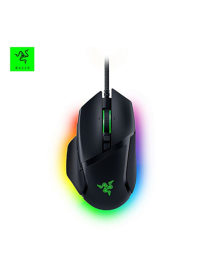 Razer Basilisk V3 Customizable Ergonomic Gaming Mouse: Fastest Mouse Switch - Chroma RGB Lighting 26K DPI Optical Sensor 11 Programmable Buttons HyperScroll Tilt Wheel Classic Black