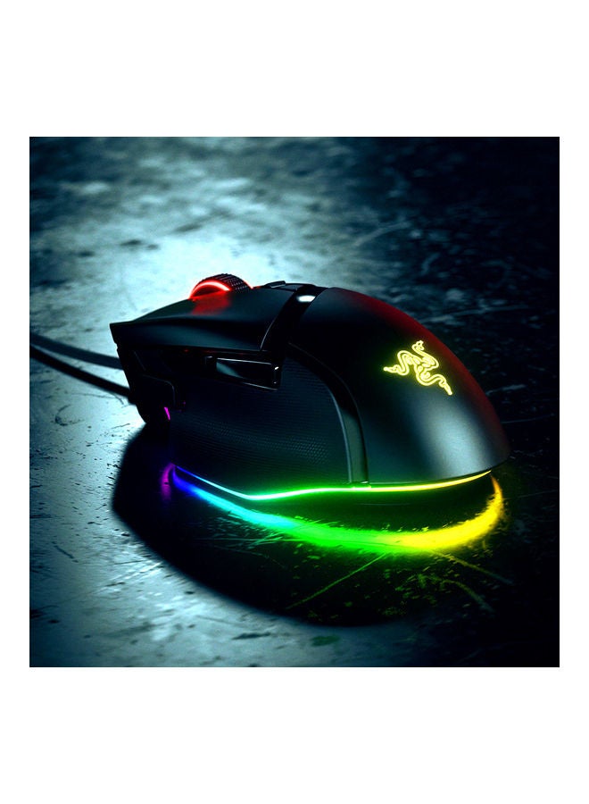 Razer Basilisk V3 Customizable Ergonomic Gaming Mouse: Fastest Mouse Switch - Chroma RGB Lighting 26K DPI Optical Sensor 11 Programmable Buttons HyperScroll Tilt Wheel Classic Black