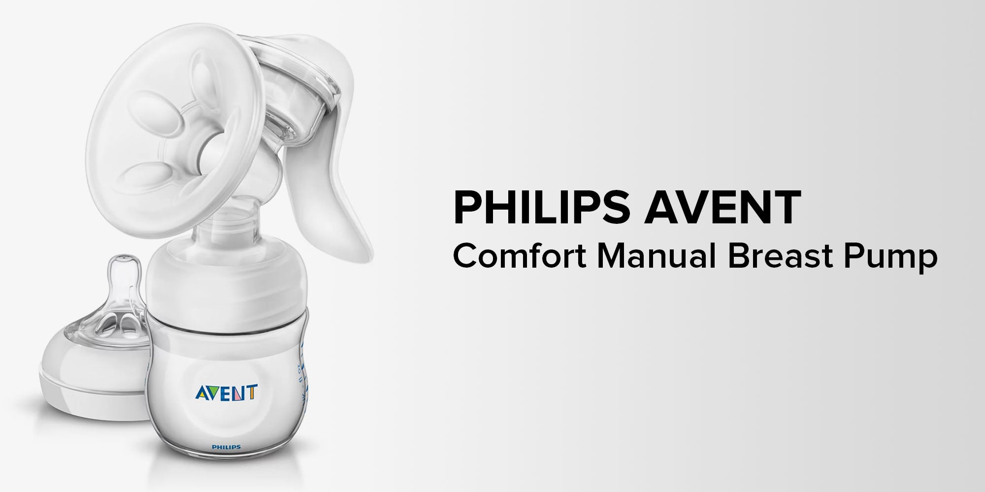 Comfort Manual Lightweight Breast Pump