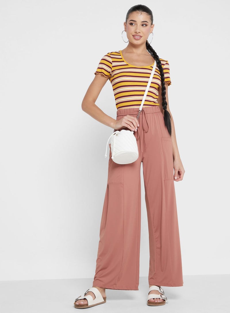 Casual Pant With Drawstring