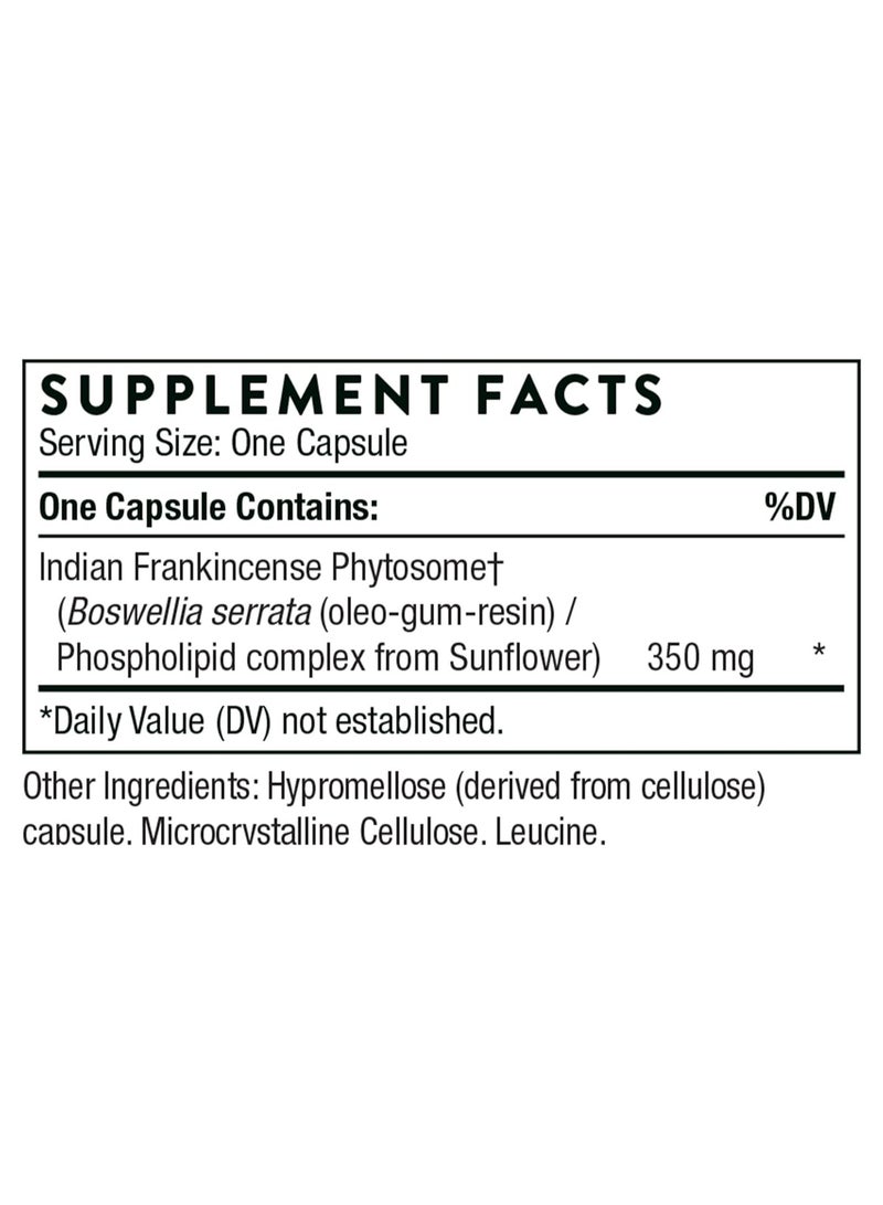 Boswellia Phytosome Dietary Supplement - 60 Capsules