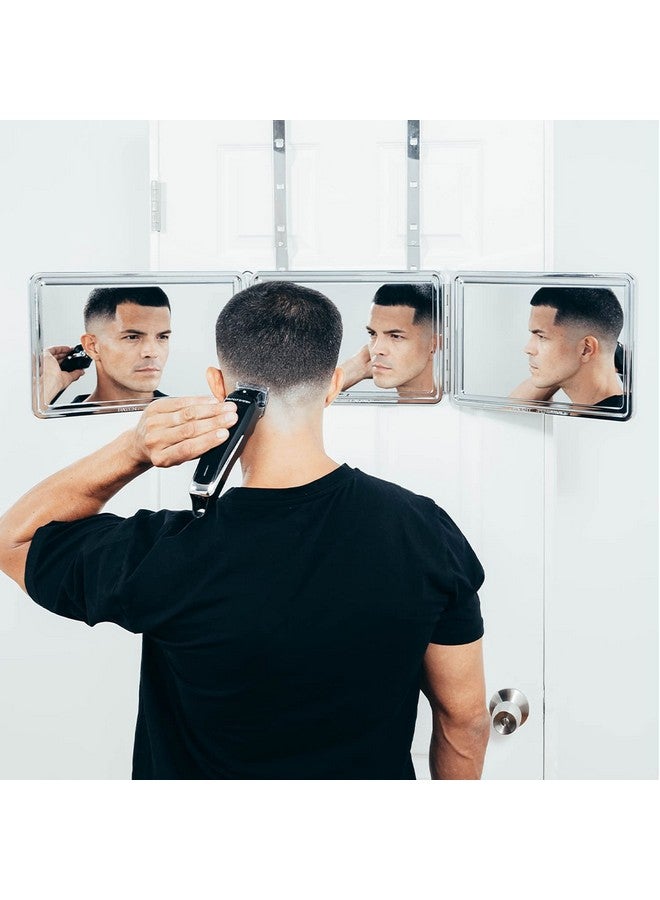 : Perfecting Self Groomingblack Lambo 3Way Mirror With Free Educational Mobile App