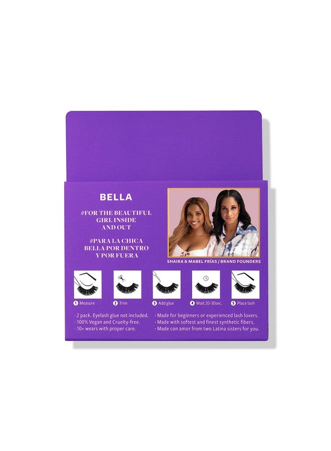 Bella Faux Mink Wispy Lashesreusable3 Pack