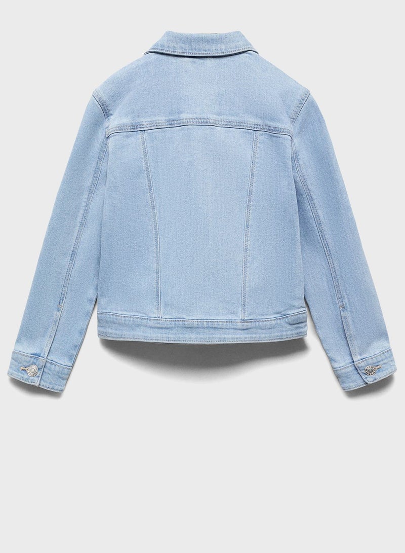 Kids Light Wash Denim Jacket