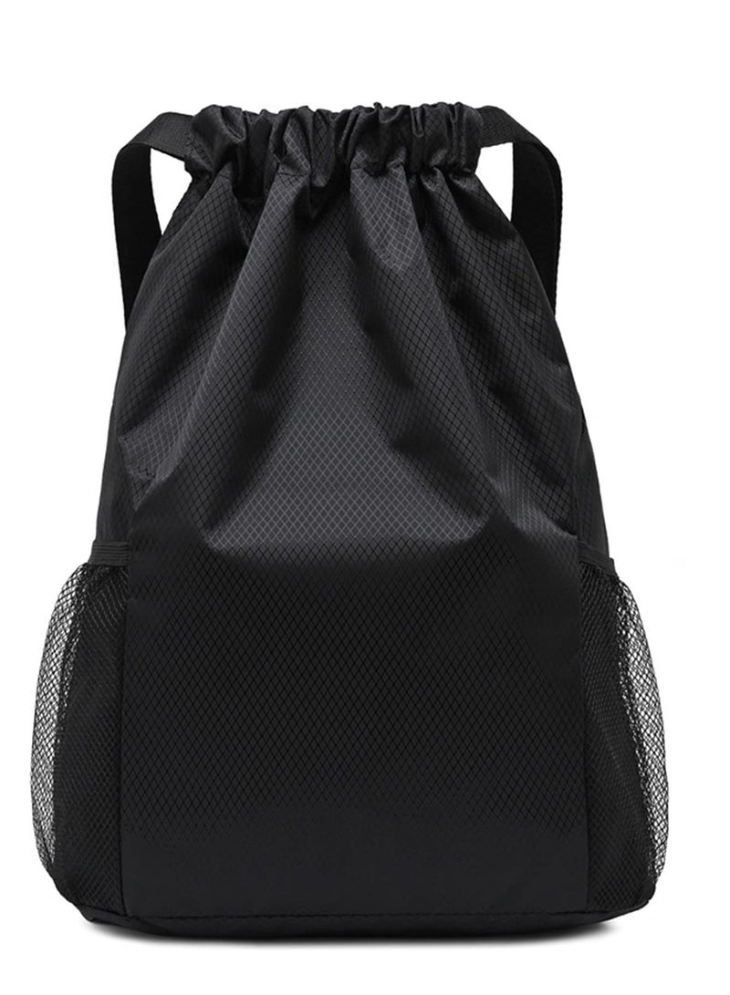 Sports Gym Bag, Drawstring Waterproof Bags,Oxford fabric Backpack Bags for men and women, for Sports School Beach Holidays Swimming Trave, 40*48cm