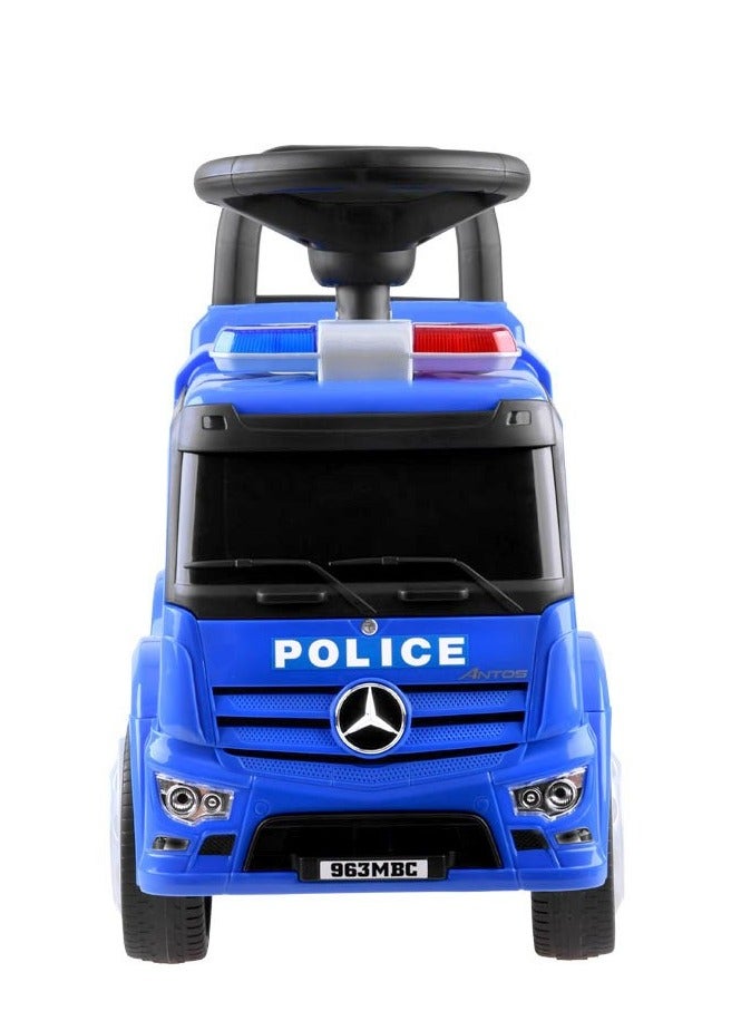 Mercedes Benz Police Pusher Car - Blue