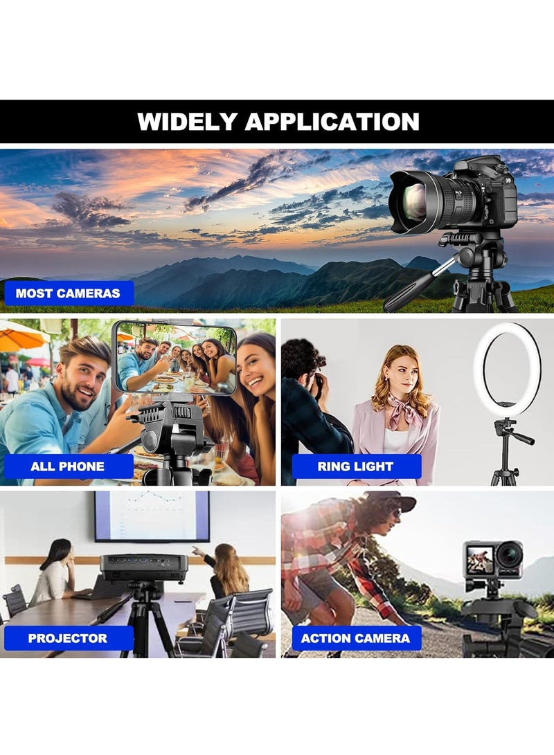 360° Tripod For Mobile Phone Camera, 170 Cm Camera Stand With Carrying Bag, Wireless Remote Control And Mobile Phone Holder