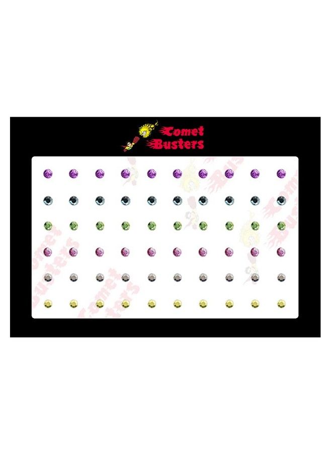 Beautiful Multicolor Stone Bindi (2 Mm) (Bin1010)