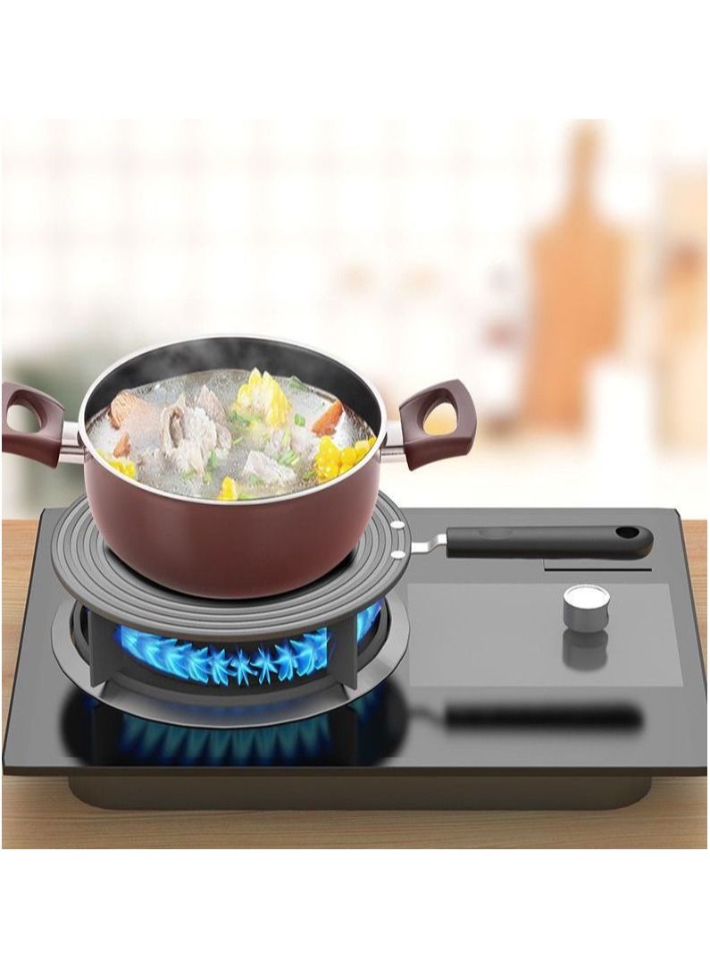 Gass Stove Heat Conduction Plate With Handle Heat Diffuser Non-slip Design Heat-absorbing Aluminum Defrost Plate