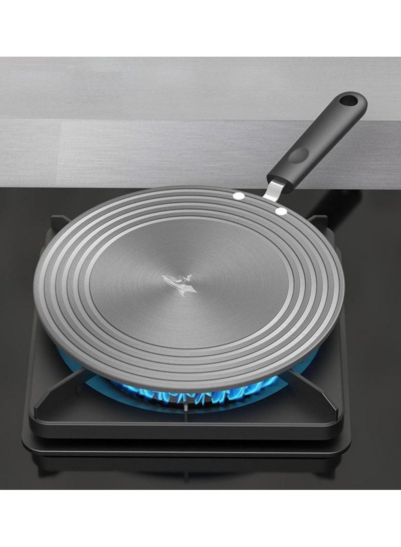 Gass Stove Heat Conduction Plate With Handle Heat Diffuser Non-slip Design Heat-absorbing Aluminum Defrost Plate