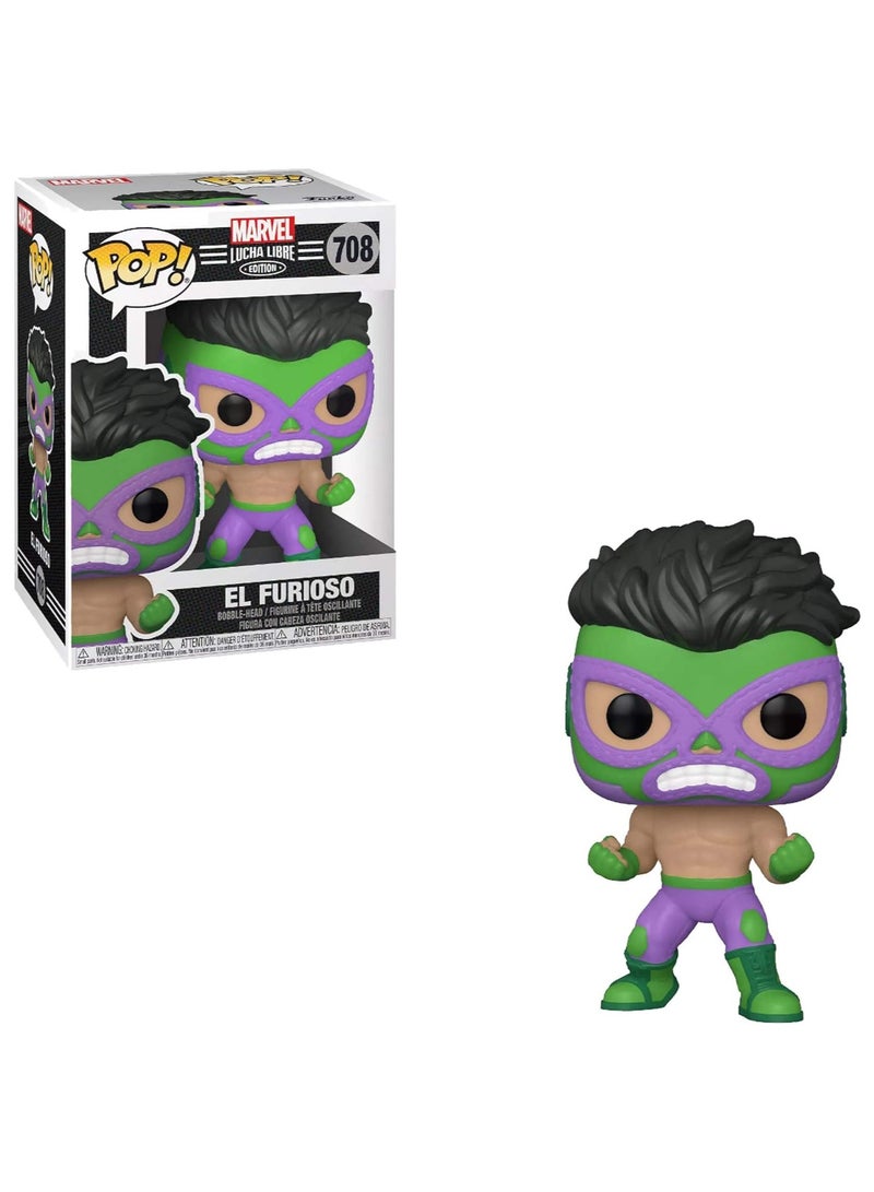 Funko Pop! Marvel: El Furioso- Hulk Vinyl Action Figure