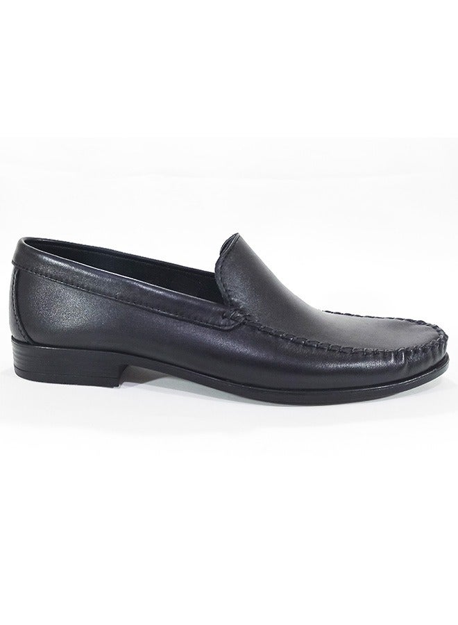 Men's Black Formal Shoes, Perfect for Business, Office, and Special Occasions - 100% Original Leather Shoes-EMNON14SH
