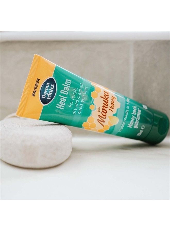 Heel Balm with Manuka Honey | Suitable for Diabetics | 70 ml | Hydrates and Draws Moisture Into Your Skin | Ideal for People With Very Dry Feet