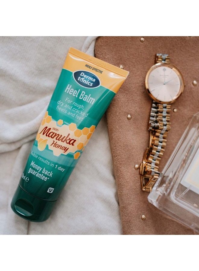 Heel Balm with Manuka Honey | Suitable for Diabetics | 70 ml | Hydrates and Draws Moisture Into Your Skin | Ideal for People With Very Dry Feet
