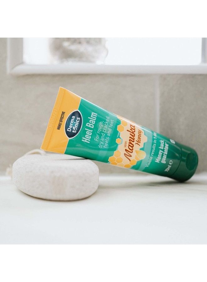 Heel Balm with Manuka Honey | Suitable for Diabetics | 70 ml | Hydrates and Draws Moisture Into Your Skin | Ideal for People With Very Dry Feet
