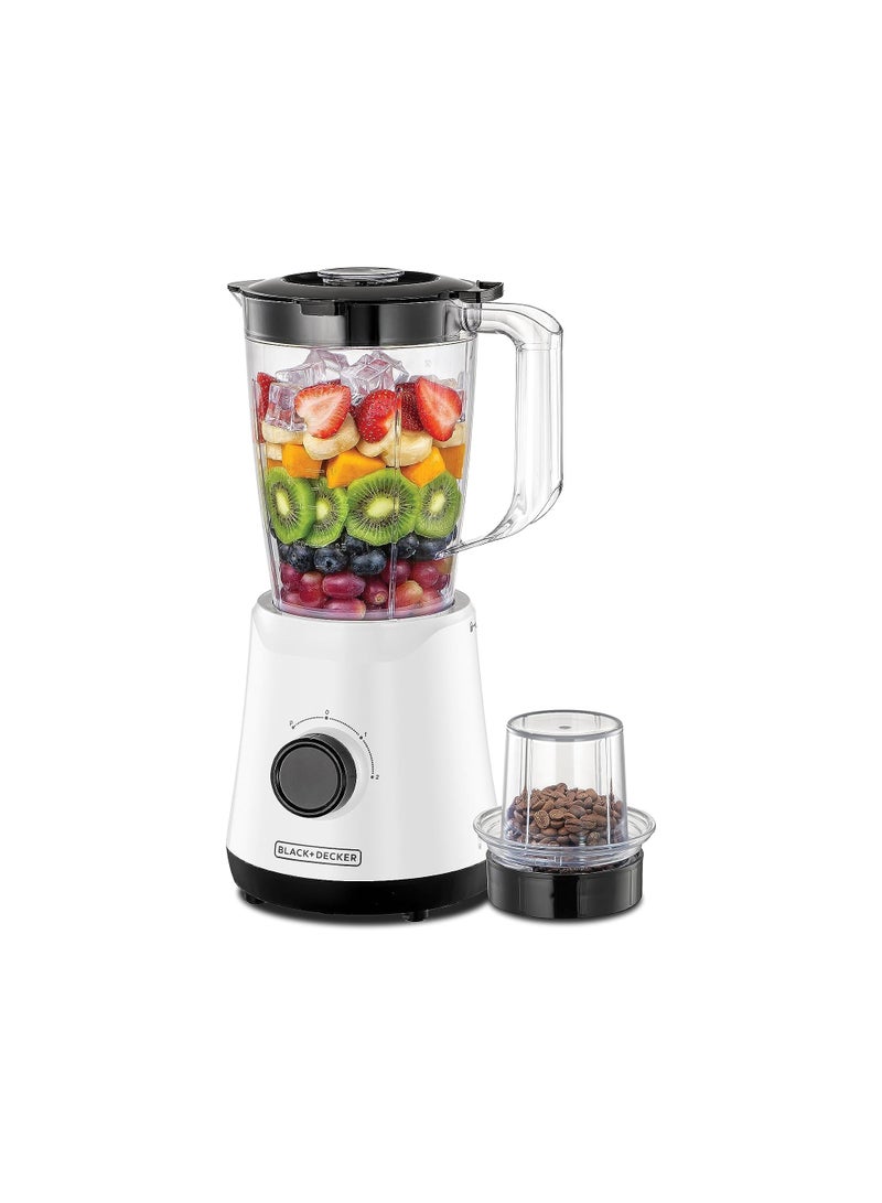 Blender  1.5L with Grinder Mill  - 500 W BX520-B5 White