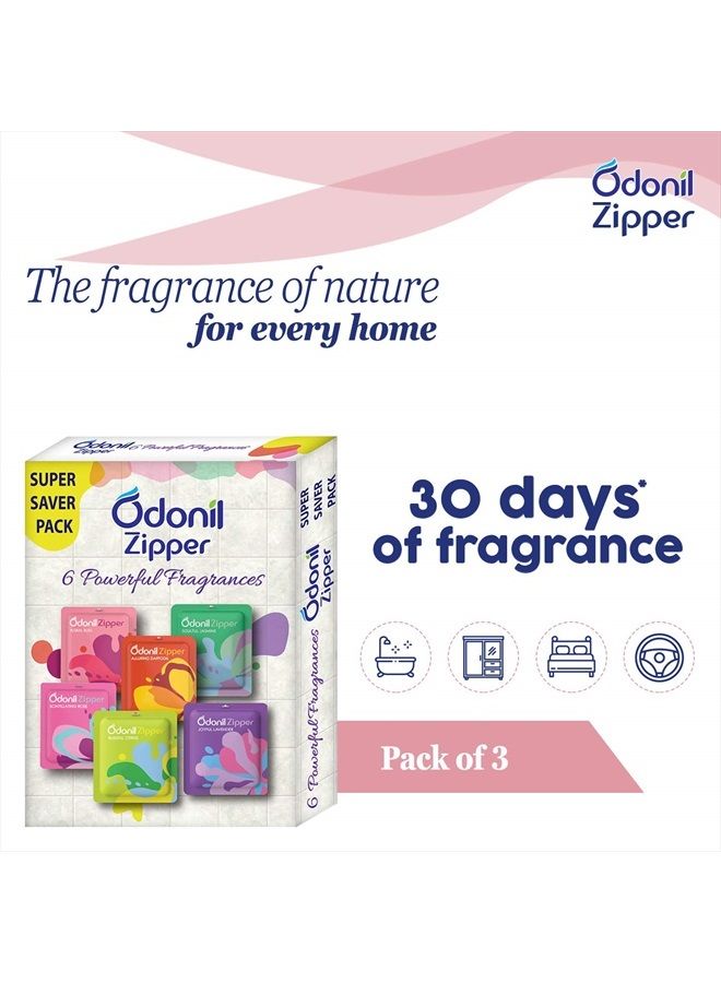 Air Freshener Zipper, 10g (Pack of 3)
