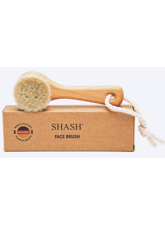 Since 1869 Hand Made In Germanysustainable Exfoliating Face Brushscrub Cleansing Brushexfoliates Skin To Help Reduce Flakingfine Linessupports Glowing Complexion (Medium Horse Hair Bristle)